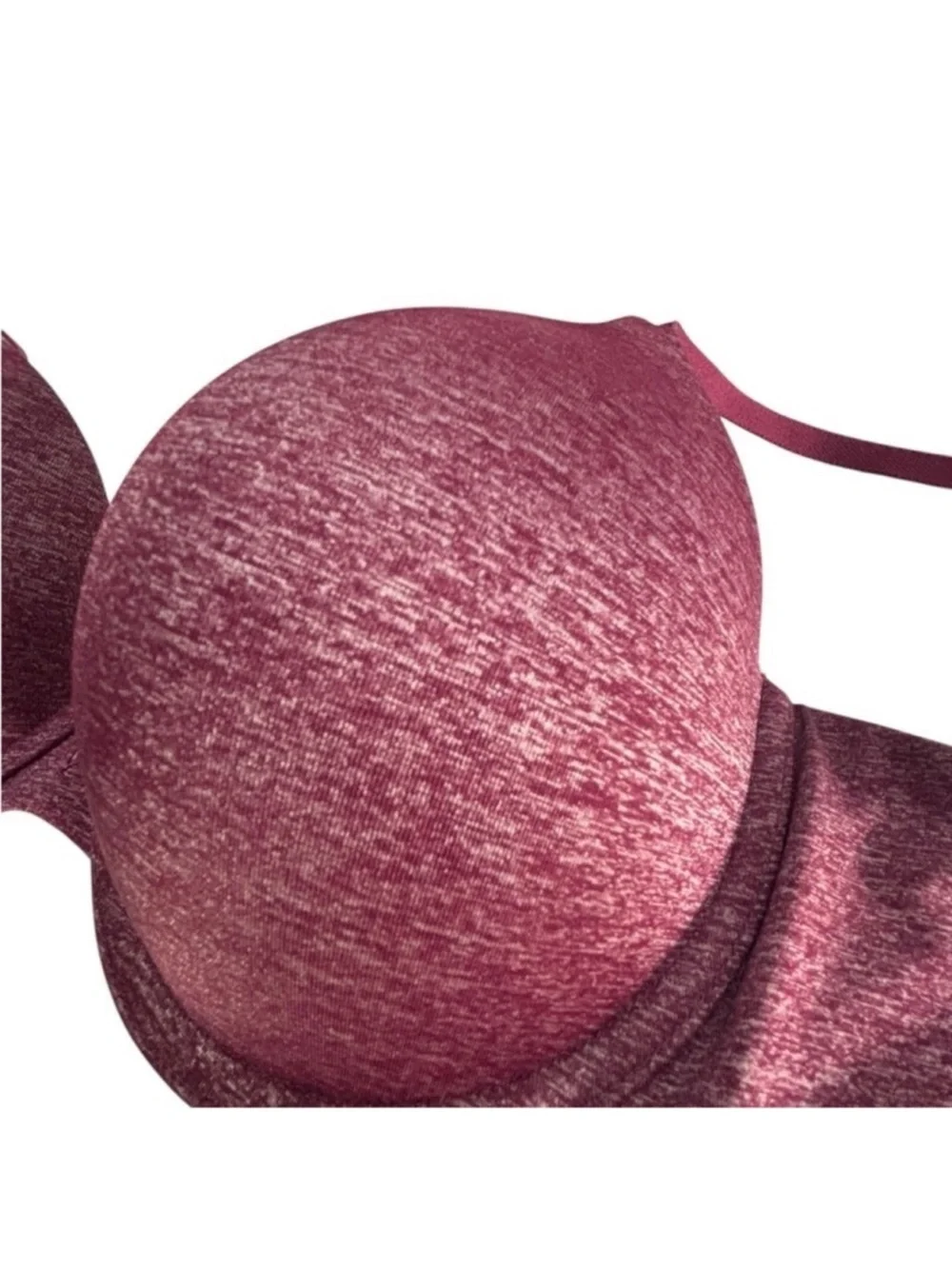 Victoria's Secret Burgundy Wine Padded Perfect Coverage underwire bra 34DD - Picture 13 of 13
